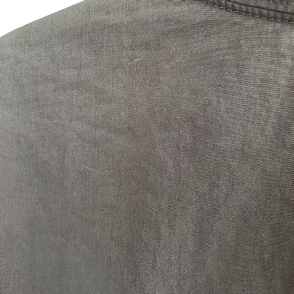 Oak + Fort Anorak Jacket Women’s XL Taupe Quarter Zip Large Front Pocket - Picture 7 of 10